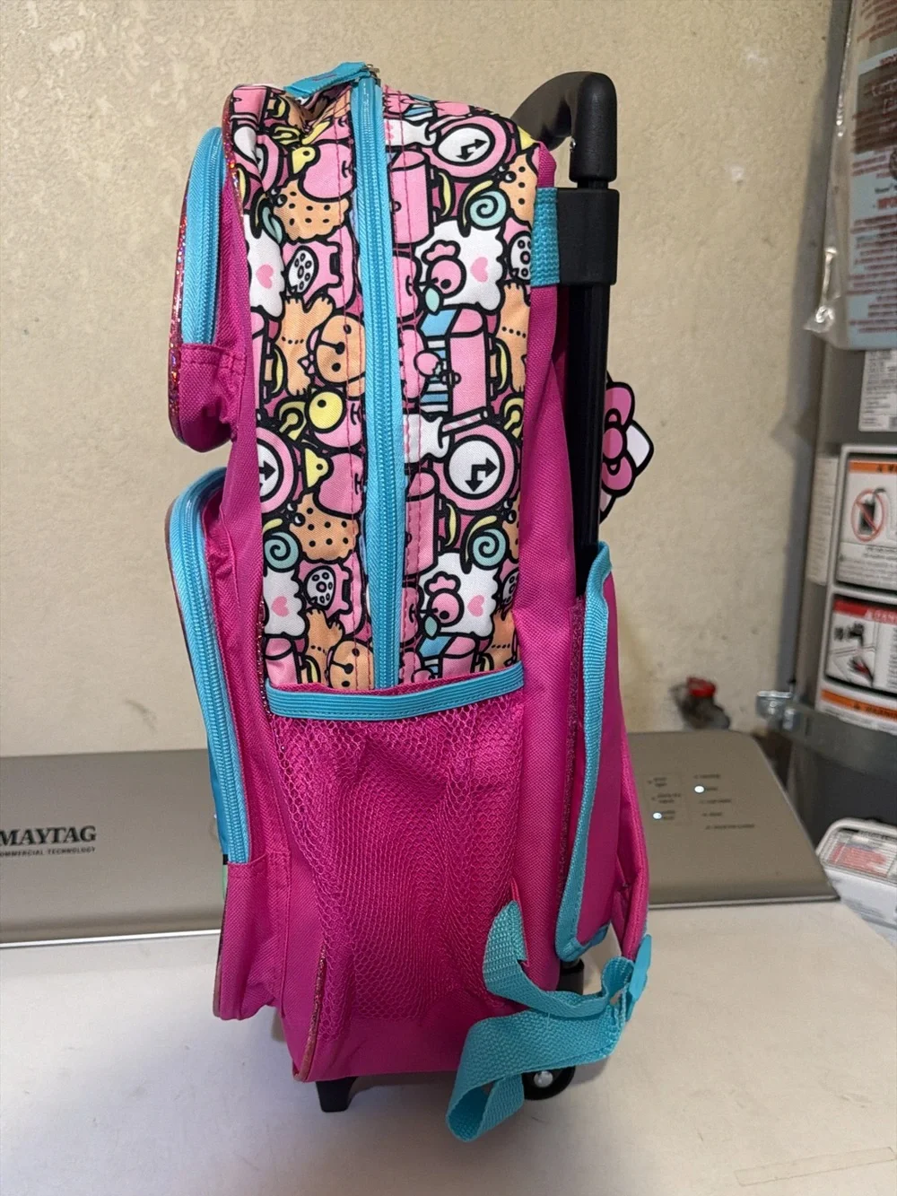 Sanrio Hello Kitty Kids Backpack - Pink, Blue & White